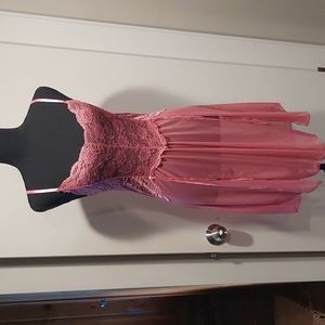 Blush Pink Nightgown / Lingerie Sz M